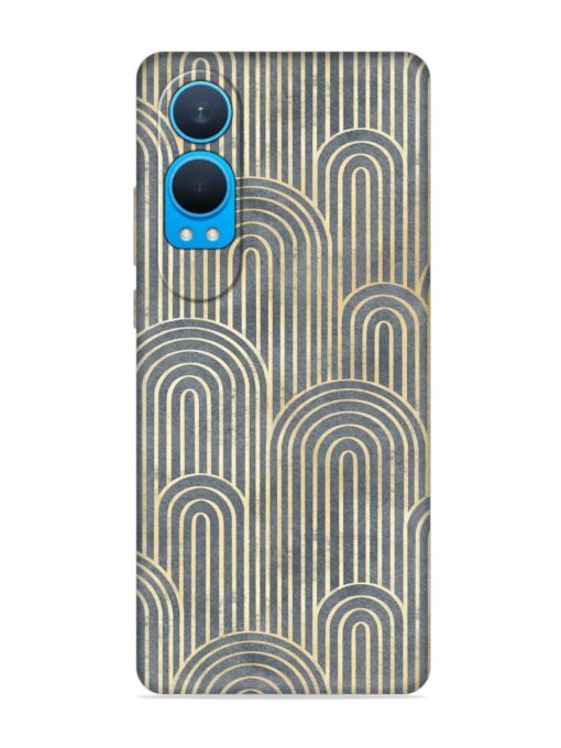 Art Deco Style Embossed Soft Silicone Case for Oneplus Nord Ce 4 Lite (5G)