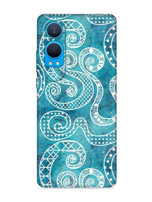 Vintage Curved Seamless Embossed Soft Silicone Case for Oneplus Nord Ce 4 Lite (5G)