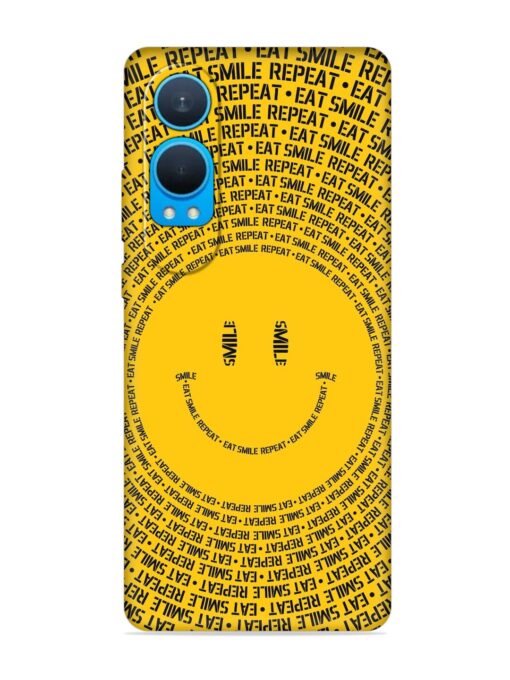 Smiley Embossed Soft Silicone Case for Oneplus Nord Ce 4 Lite (5G)