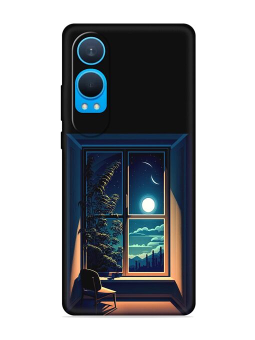 Night View At Window Embossed Soft Silicone Case for Oneplus Nord Ce 4 Lite (5G)