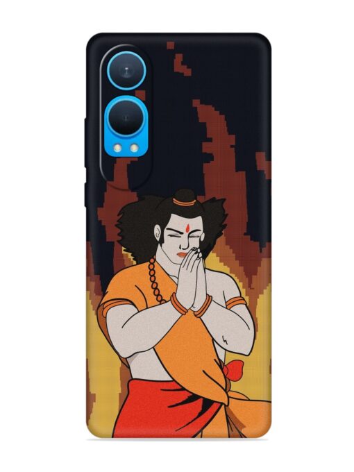 Shree Ram Vector Embossed Soft Silicone Case for Oneplus Nord Ce 4 Lite (5G)