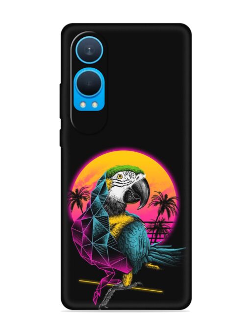 Rad Parrot Embossed Soft Silicone Case for Oneplus Nord Ce 4 Lite (5G)