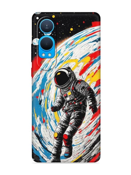 Astronaut Art Embossed Soft Silicone Case for Oneplus Nord Ce 4 Lite (5G)