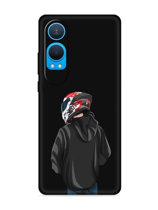 Motorcycle Rider Embossed Soft Silicone Case for Oneplus Nord Ce 4 Lite (5G)