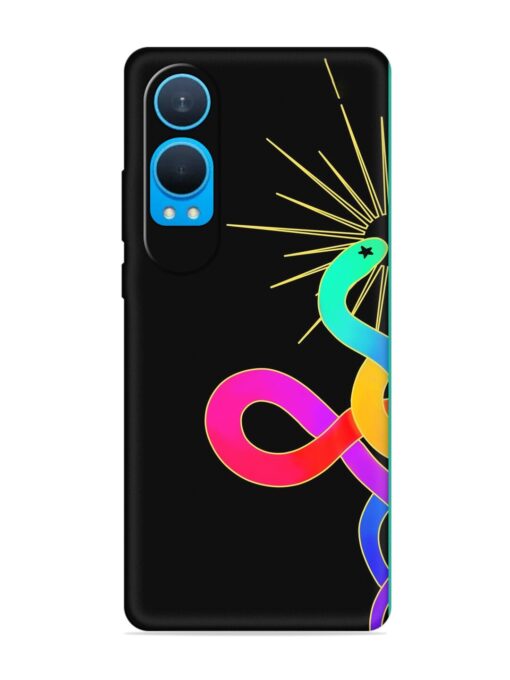 Art Geometric Abstraction Embossed Soft Silicone Case for Oneplus Nord Ce 4 Lite (5G) Zapvi