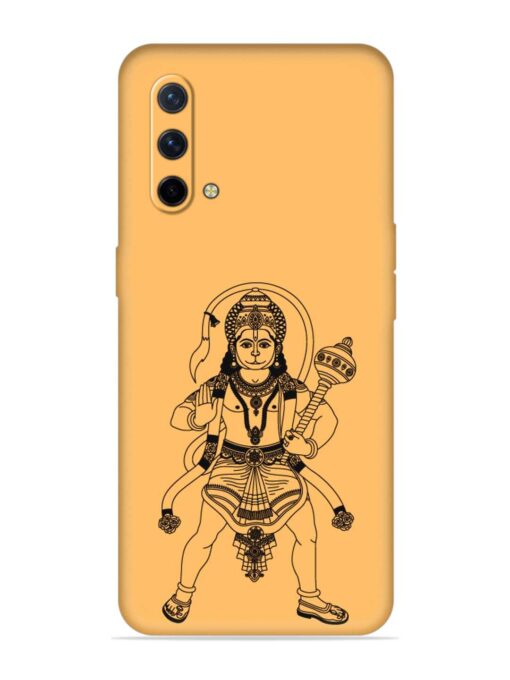 Indian God Hanuman Embossed Soft Silicone Case for Oneplus Nord Ce (5G) Zapvi