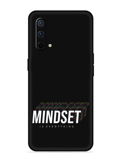 Mindset Everything Slogan Embossed Soft Silicone Case for Oneplus Nord Ce (5G) Zapvi