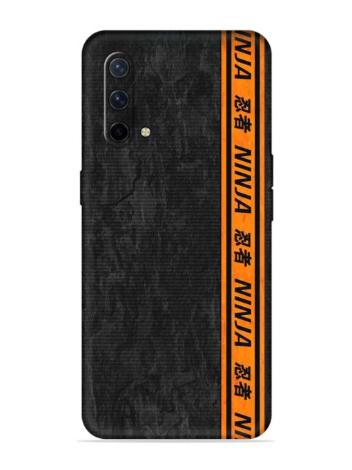 Ninja Srtips Embossed Soft Silicone Case for Oneplus Nord Ce (5G) Zapvi