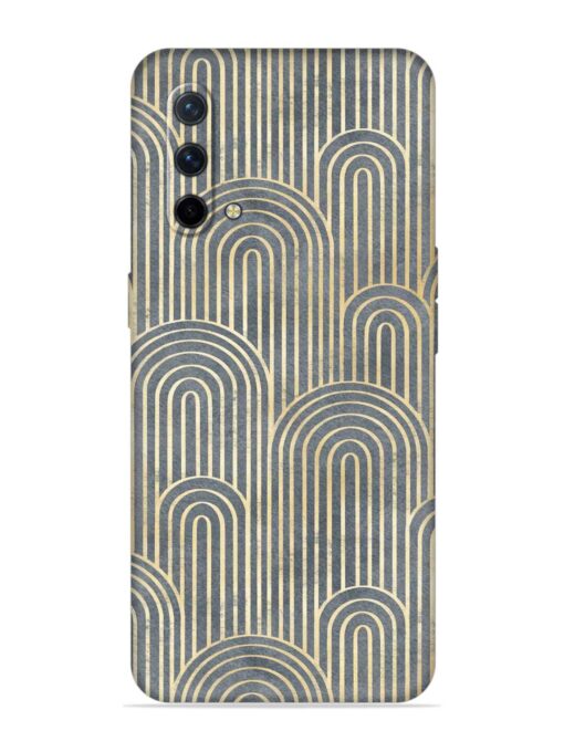 Art Deco Style Embossed Soft Silicone Case for Oneplus Nord Ce (5G)