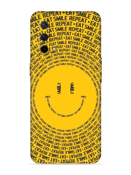 Smiley Embossed Soft Silicone Case for Oneplus Nord Ce (5G) Zapvi