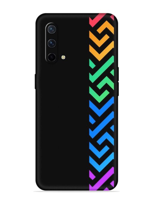 Colorshape Stripes Embossed Soft Silicone Case for Oneplus Nord Ce (5G) Zapvi