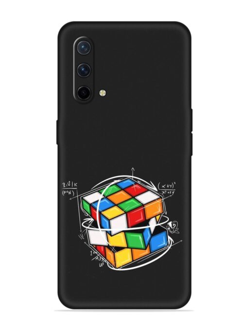 Cubik Vector Embossed Soft Silicone Case for Oneplus Nord Ce (5G) Zapvi