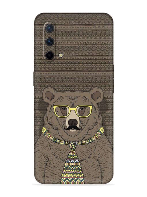 Grizzly Bear Embossed Soft Silicone Case for Oneplus Nord Ce (5G) Zapvi