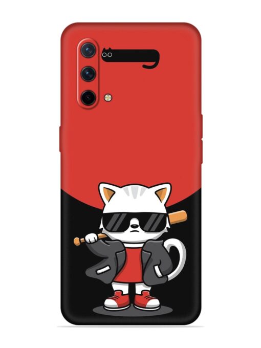 Cool Little Bear Cartoon Embossed Soft Silicone Case for Oneplus Nord Ce (5G) Zapvi