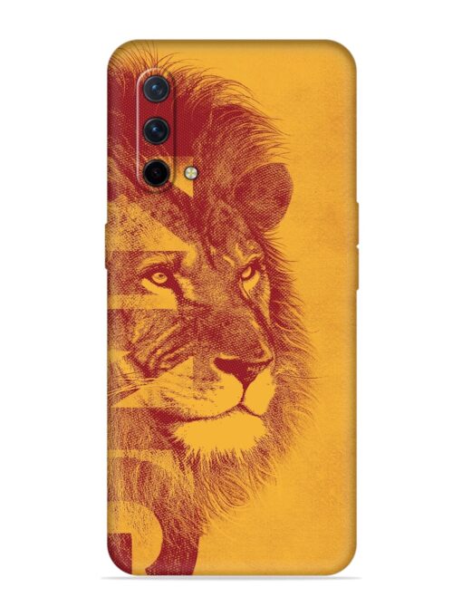 Gold Lion Crown Art Embossed Soft Silicone Case for Oneplus Nord Ce (5G) Zapvi