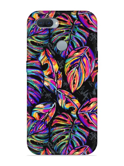 Tropical Seamless Vector Embossed Soft Silicone Case for Oppo A11K