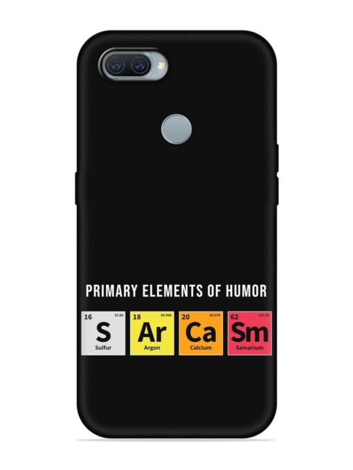 Primary Elements Humor Embossed Soft Silicone Case for Oppo A11K