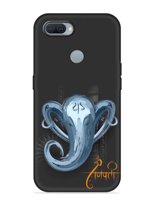 Illustration Lord Ganpati Embossed Soft Silicone Case for Oppo A11K Zapvi