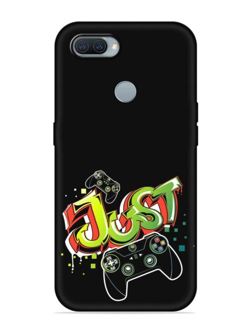 Graffiti Gamepad Illustration Embossed Soft Silicone Case for Oppo A11K Zapvi