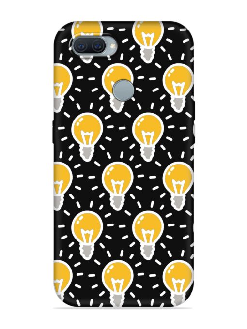 Light Bulb Seamless Embossed Soft Silicone Case for Oppo A11K Zapvi