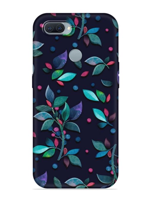 Decorative Watercolor Flower Embossed Soft Silicone Case for Oppo A11K Zapvi