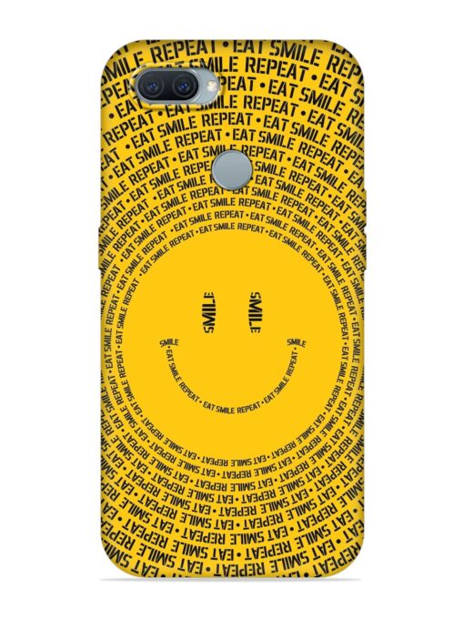 Smiley Embossed Soft Silicone Case for Oppo A11K Zapvi