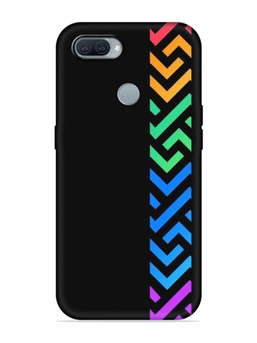 Colorshape Stripes Embossed Soft Silicone Case for Oppo A11K Zapvi