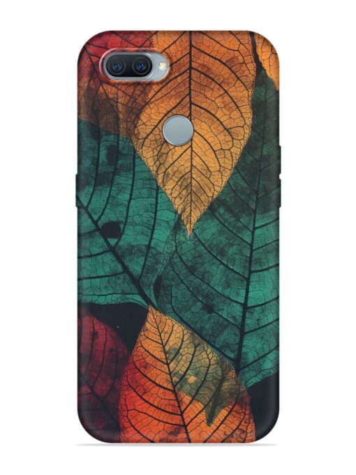 Leaves Artwork Embossed Soft Silicone Case for Oppo A11K Zapvi