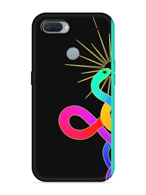 Art Geometric Abstraction Embossed Soft Silicone Case for Oppo A11K Zapvi