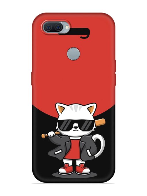 Cool Little Bear Cartoon Embossed Soft Silicone Case for Oppo A11K Zapvi