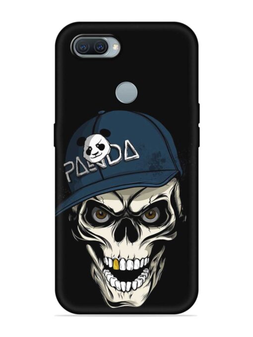 Panda Skull Embossed Soft Silicone Case for Oppo A12 Zapvi