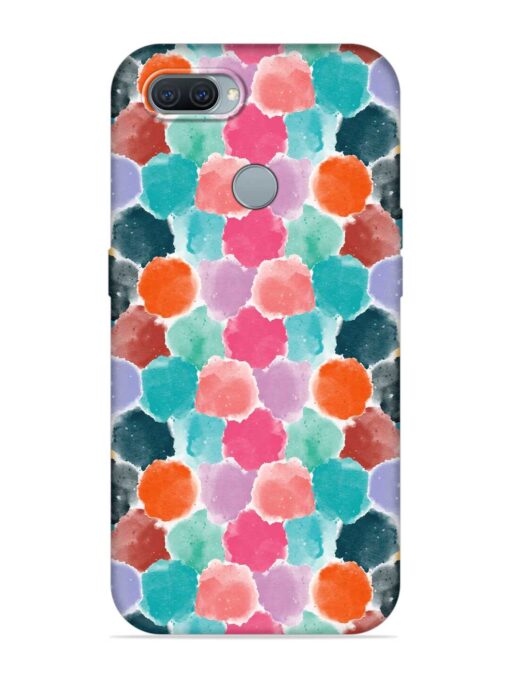 Colorful Seamless Pattern Embossed Soft Silicone Case for Oppo A12