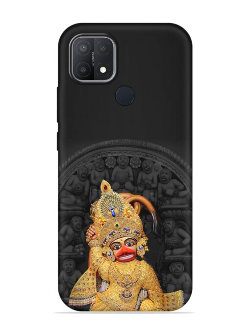 Indian Gold Hanuman Embossed Soft Silicone Case for Oppo A15 Zapvi