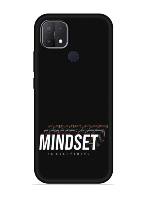 Mindset Everything Slogan Embossed Soft Silicone Case for Oppo A15 Zapvi