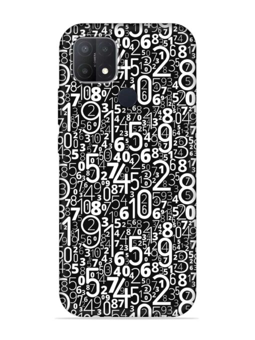 Many Numbers Different Embossed Soft Silicone Case for Oppo A15