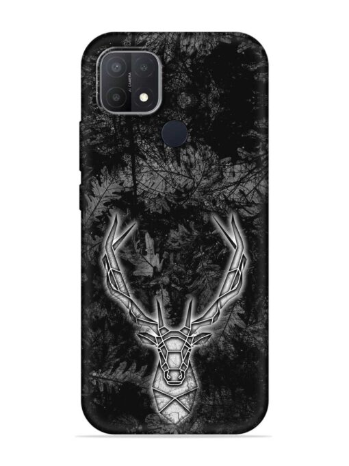 Ancient Deer Embossed Soft Silicone Case for Oppo A15 Zapvi