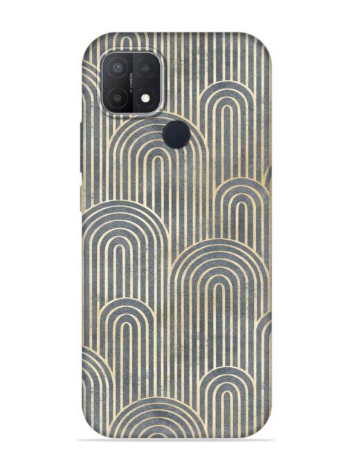 Art Deco Style Embossed Soft Silicone Case for Oppo A15 Zapvi