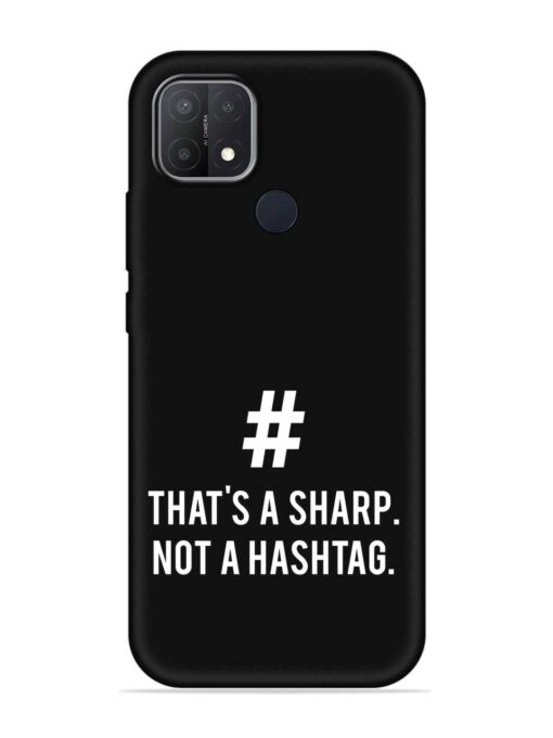 Thats Sharp Not Embossed Soft Silicone Case for Oppo A15 Zapvi