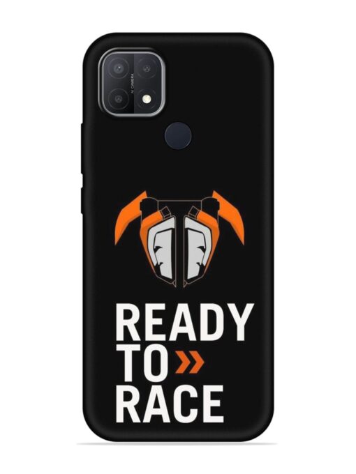 Ready To Race Embossed Soft Silicone Case for Oppo A15 Zapvi