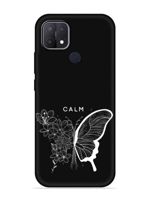 Calm Embossed Soft Silicone Case for Oppo A15 Zapvi