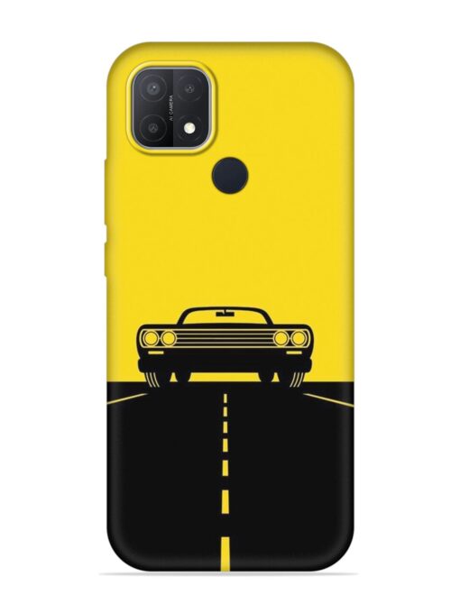 Classic Car Embossed Soft Silicone Case for Oppo A15 Zapvi