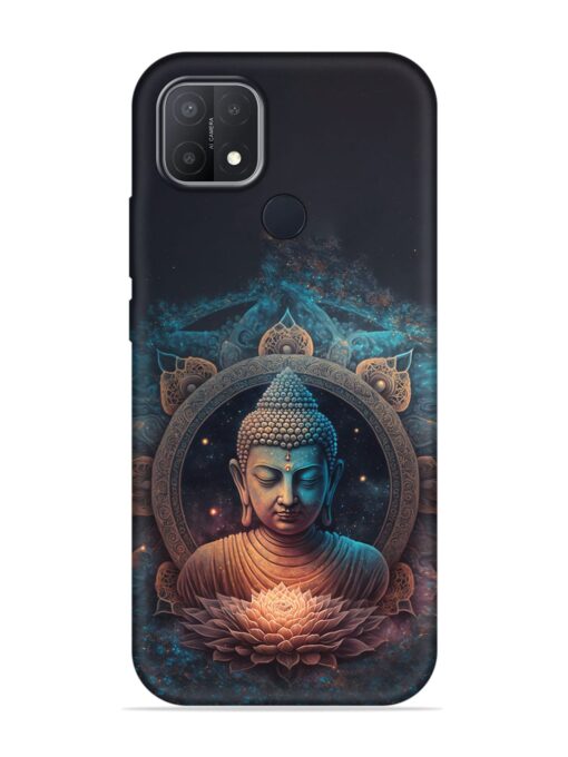 Gautam Buddha Embossed Soft Silicone Case for Oppo A15 Zapvi