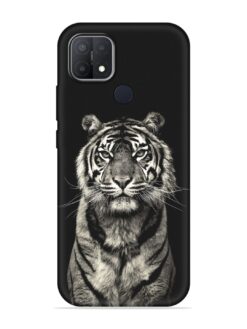 Tiger Art Embossed Soft Silicone Case for Oppo A15