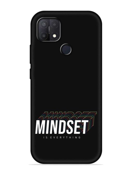 Mindset Everything Slogan Embossed Soft Silicone Case for Oppo A15S