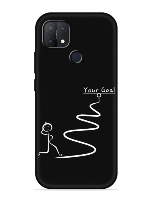 Your Goal Embossed Soft Silicone Case for Oppo A15S