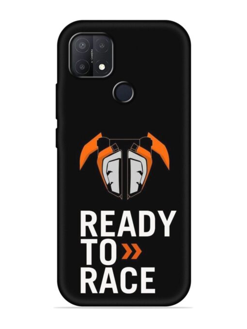 Ready To Race Embossed Soft Silicone Case for Oppo A15S Zapvi