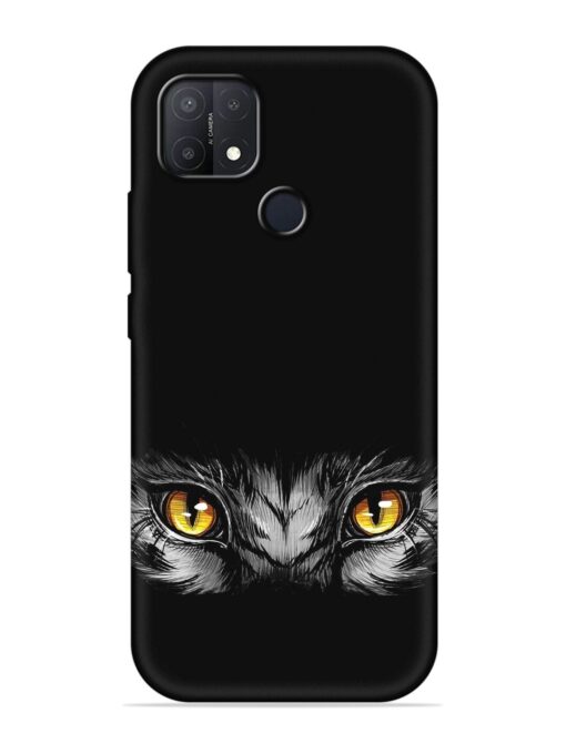 Scary Eye Embossed Soft Silicone Case for Oppo A15S Zapvi