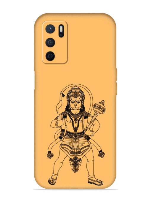 Indian God Hanuman Embossed Soft Silicone Case for Oppo A16 Zapvi