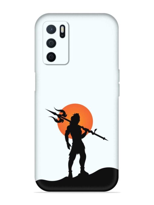 Lord Mahadev Trendy Embossed Soft Silicone Case for Oppo A16