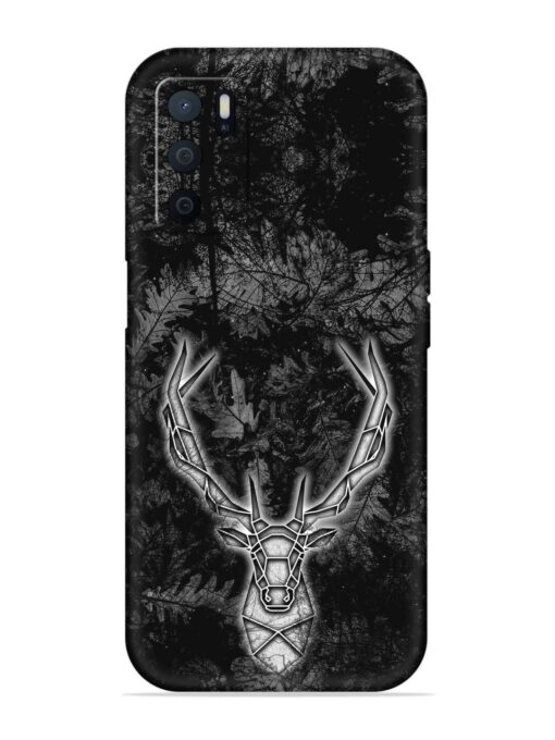 Ancient Deer Embossed Soft Silicone Case for Oppo A16 Zapvi